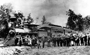 arrival of So Pacific in LA 1876